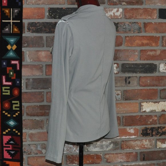 Adidas Gold Crown, 'RESPECT ME' by Missy Elliott Military Grey Track Jacket S - Picture 2 of 8